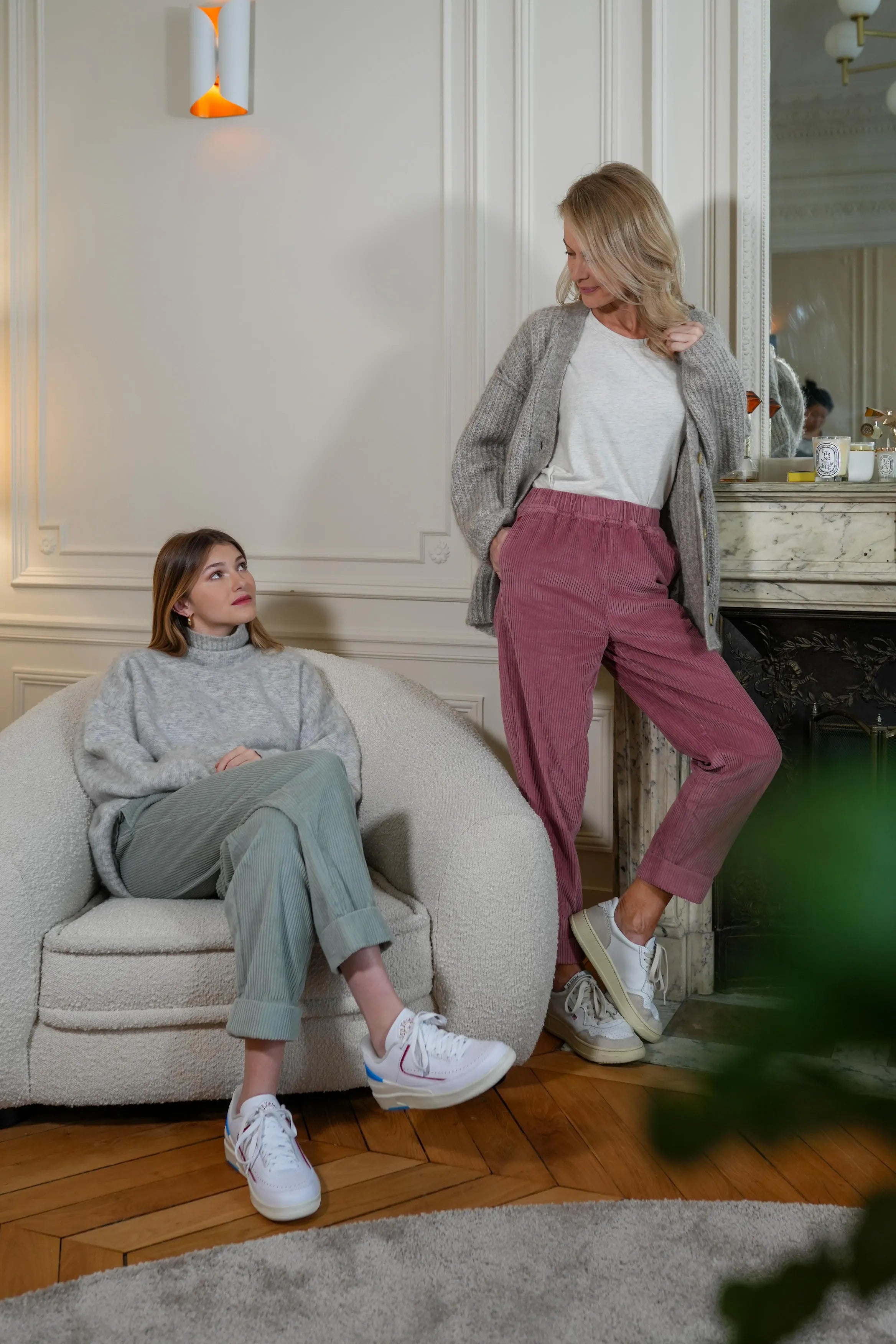 Pantalons en velours