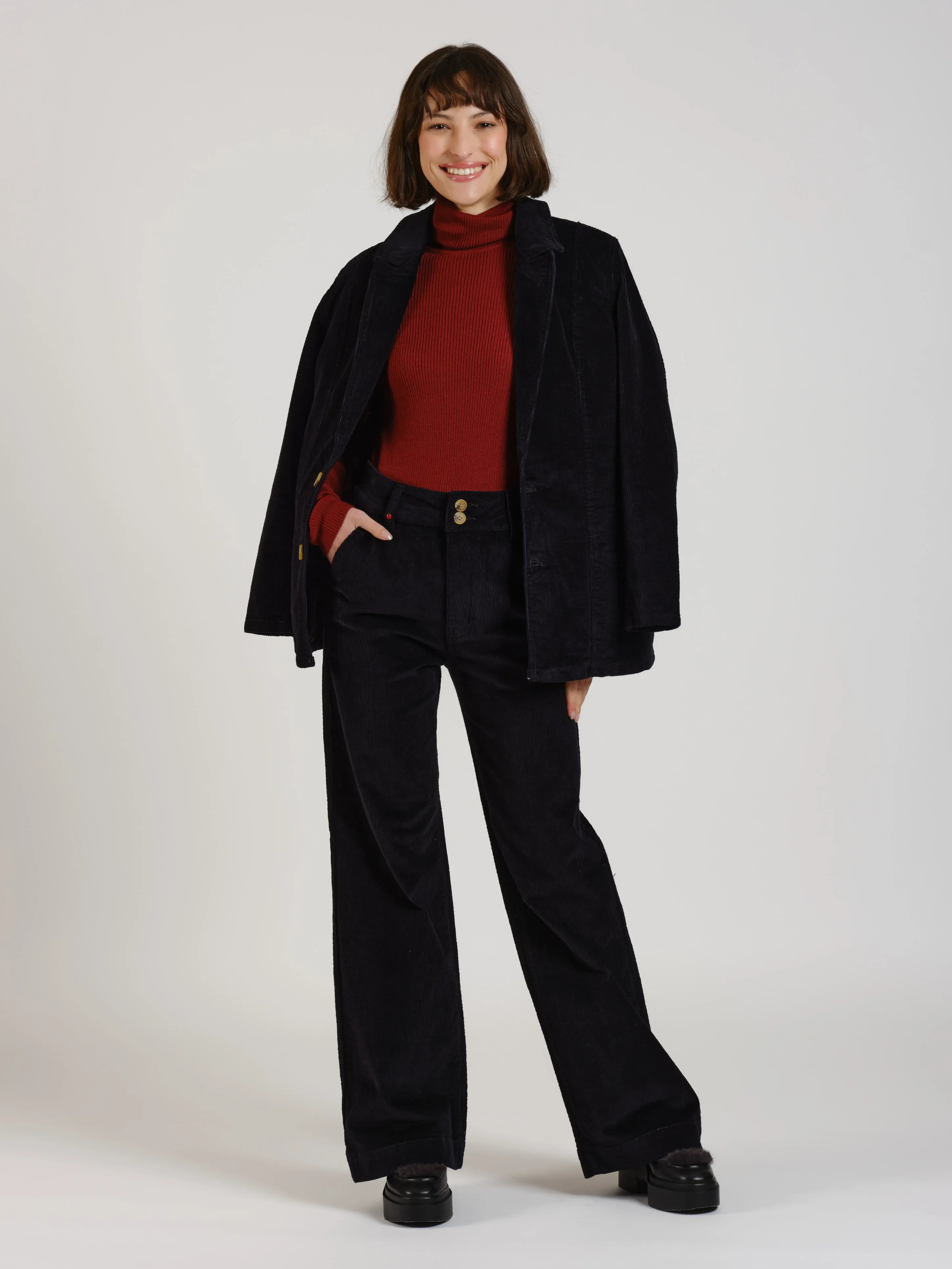 Veste en velours INES