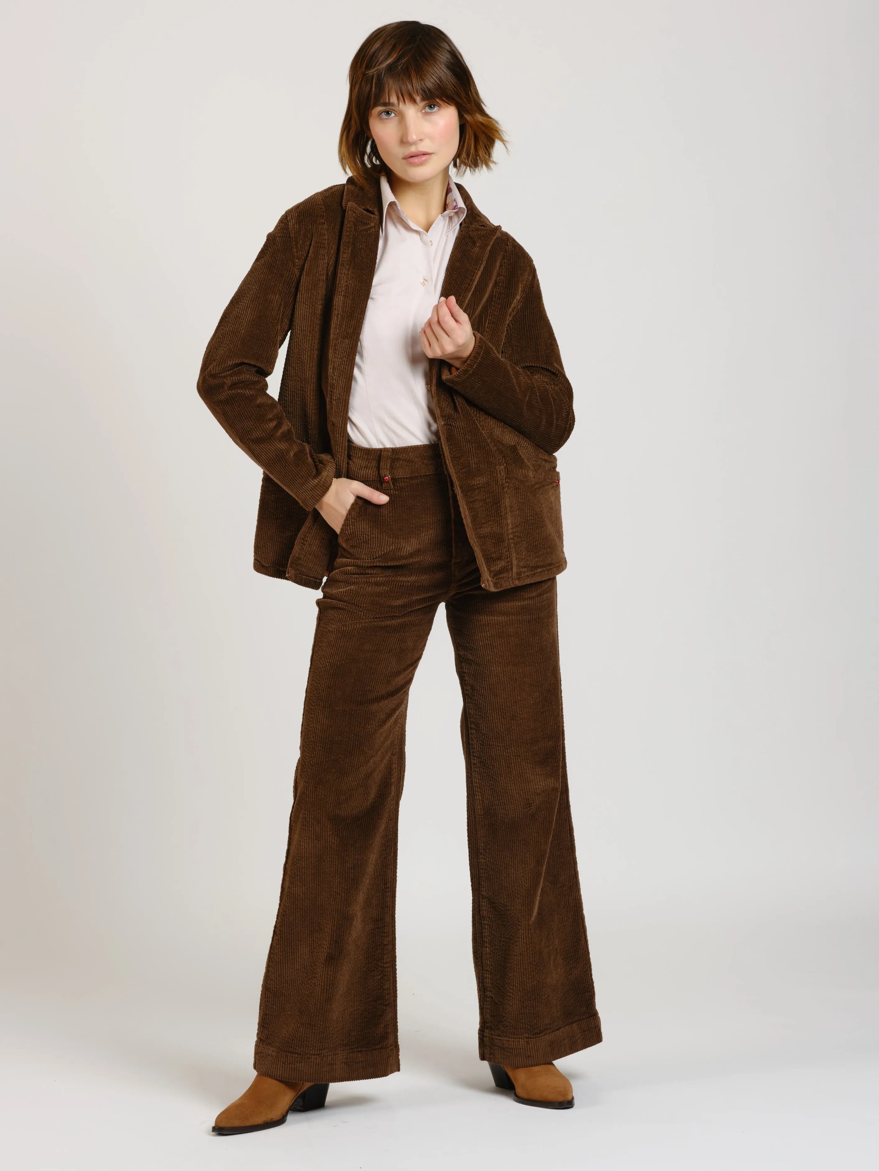 Veste en velours INES