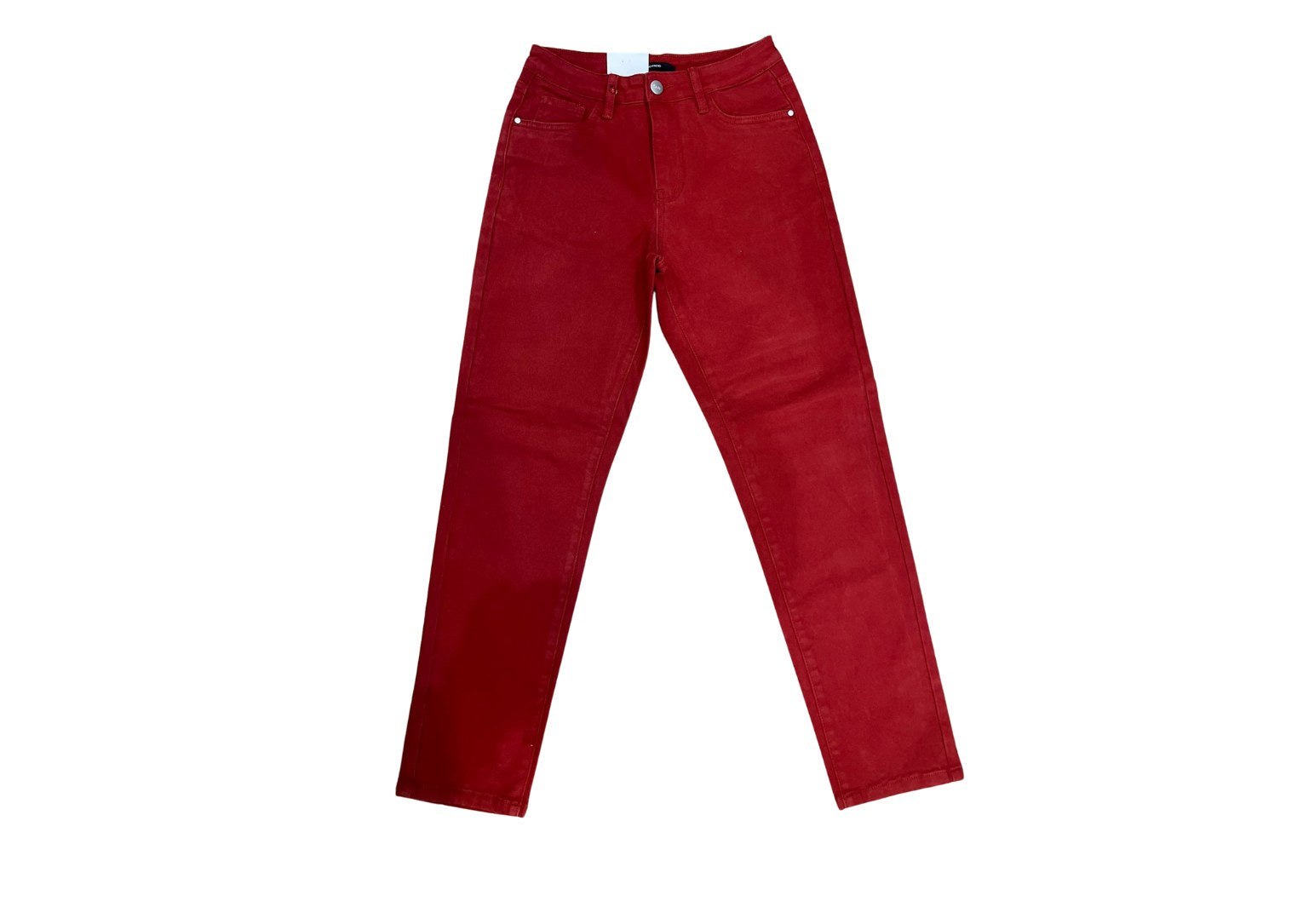 Jean boyfriend slim camel taille haute MAEVA
