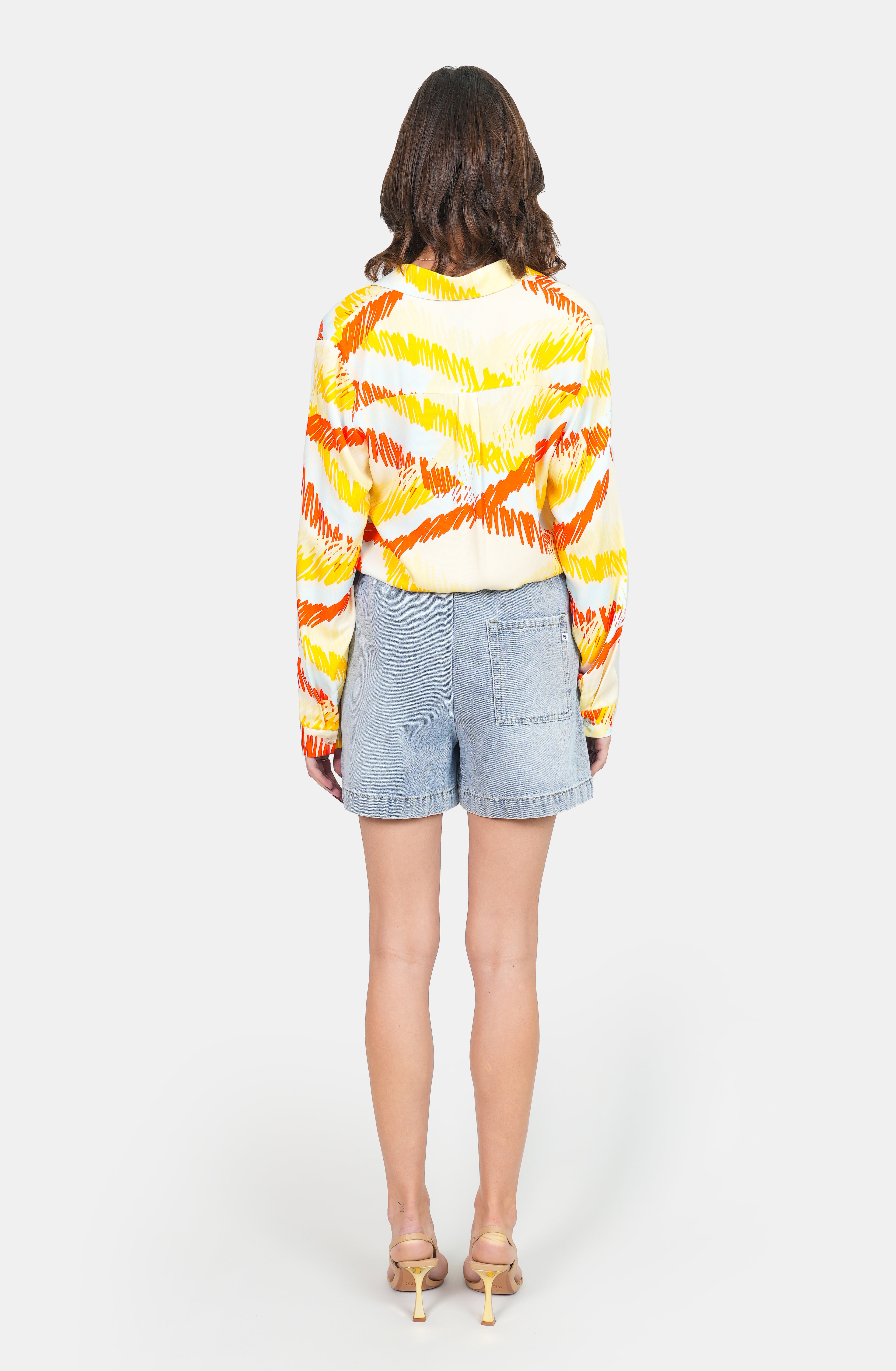 Short ample en jean ABBY
