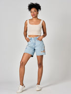 Short en jean ANON EMBRO