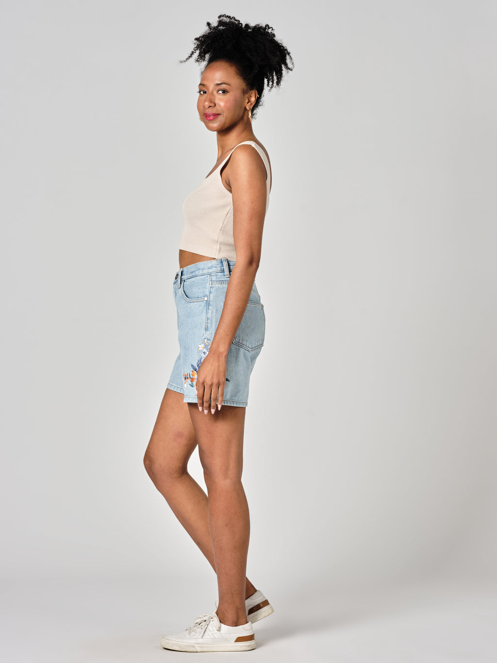 Short en jean ANON EMBRO