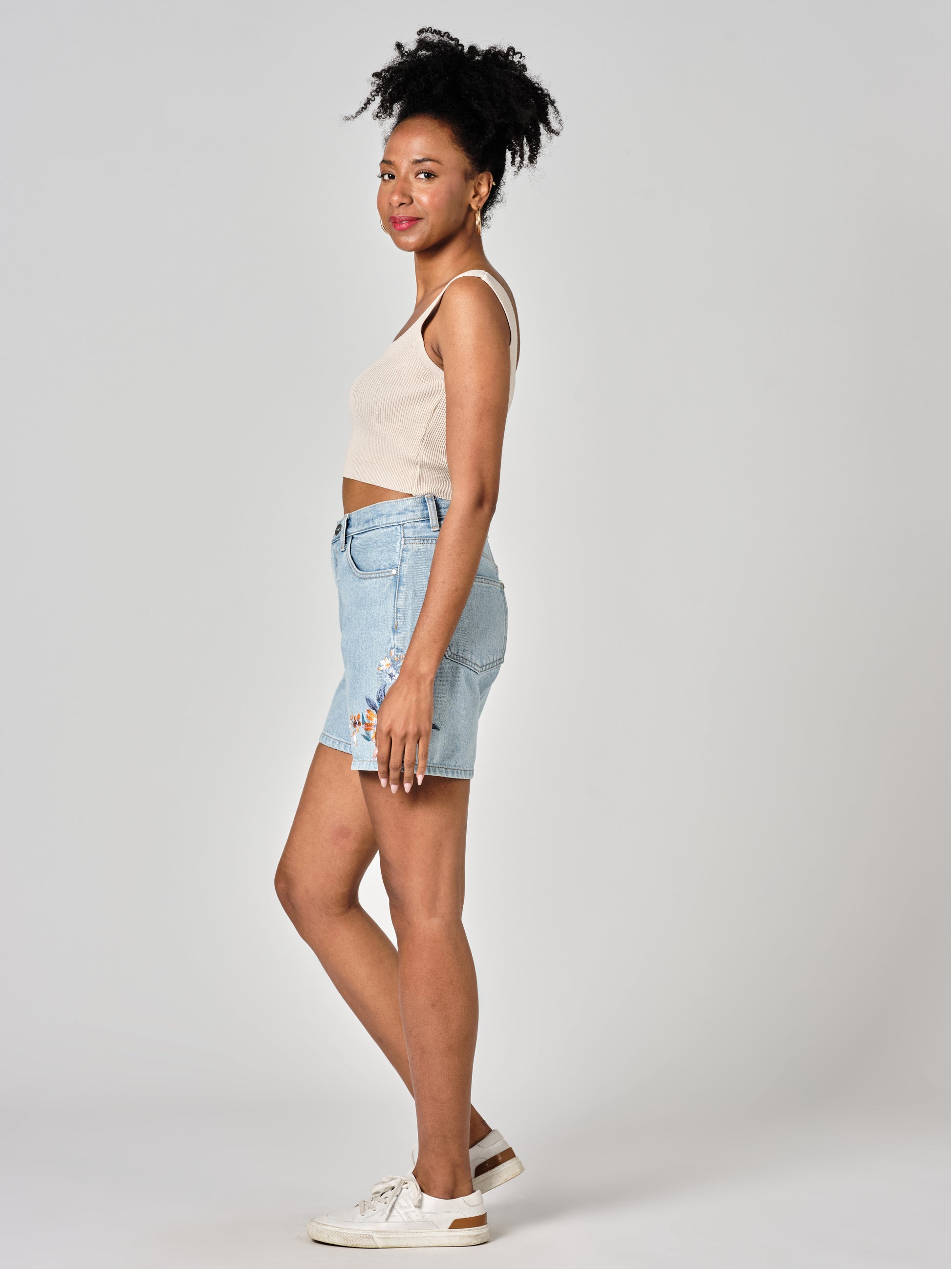 Short en jean ANON EMBRO