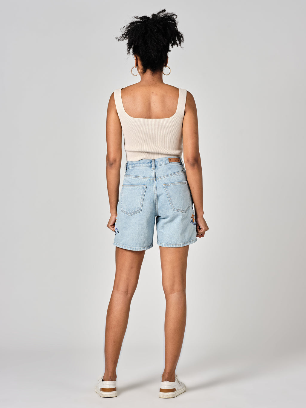 Short en jean ANON EMBRO