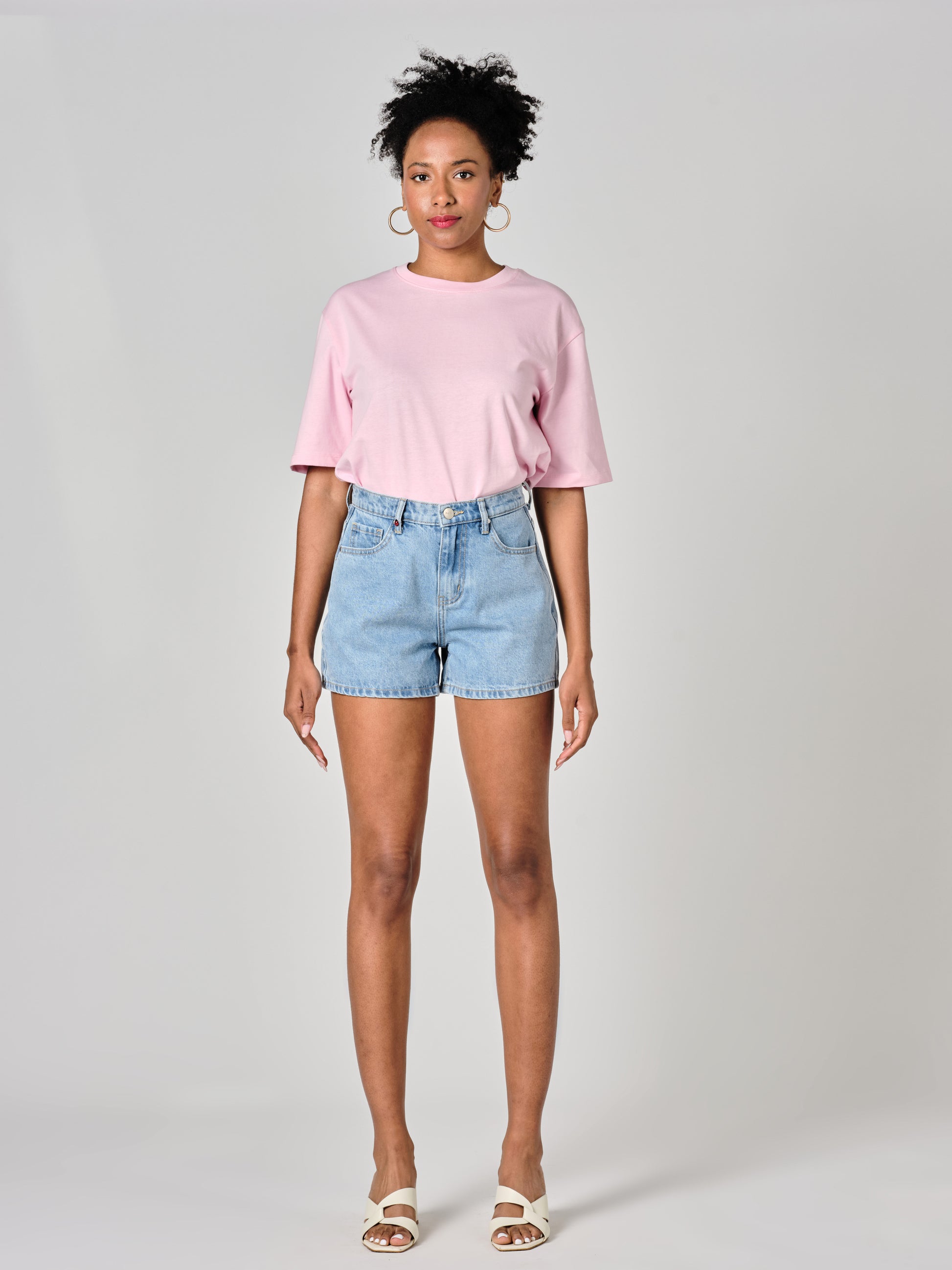 Short court bleu ASHLEY