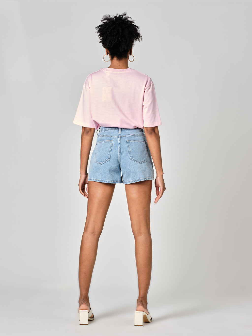 Short court bleu ASHLEY