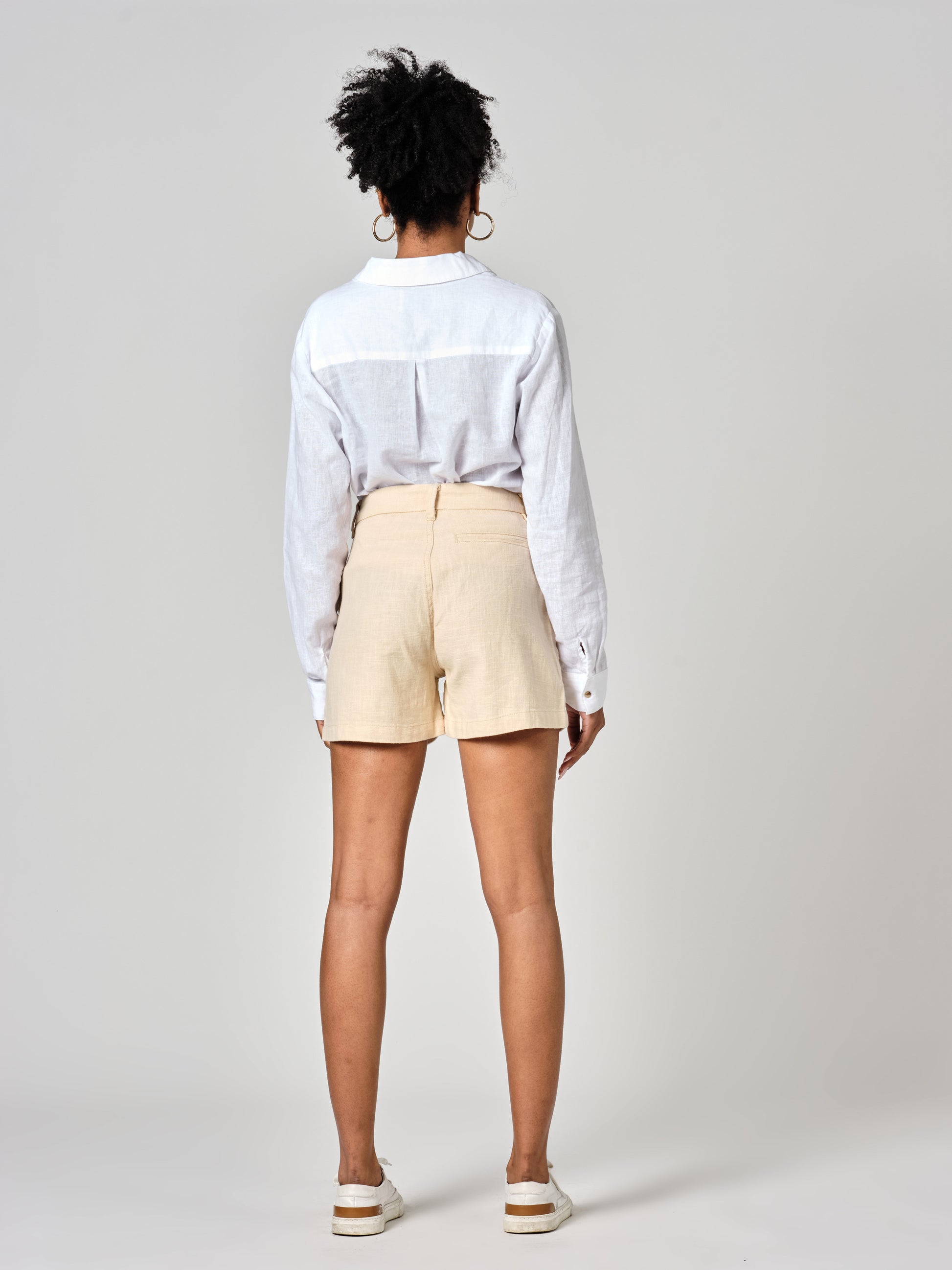 Short court taille haute sand AXELLE