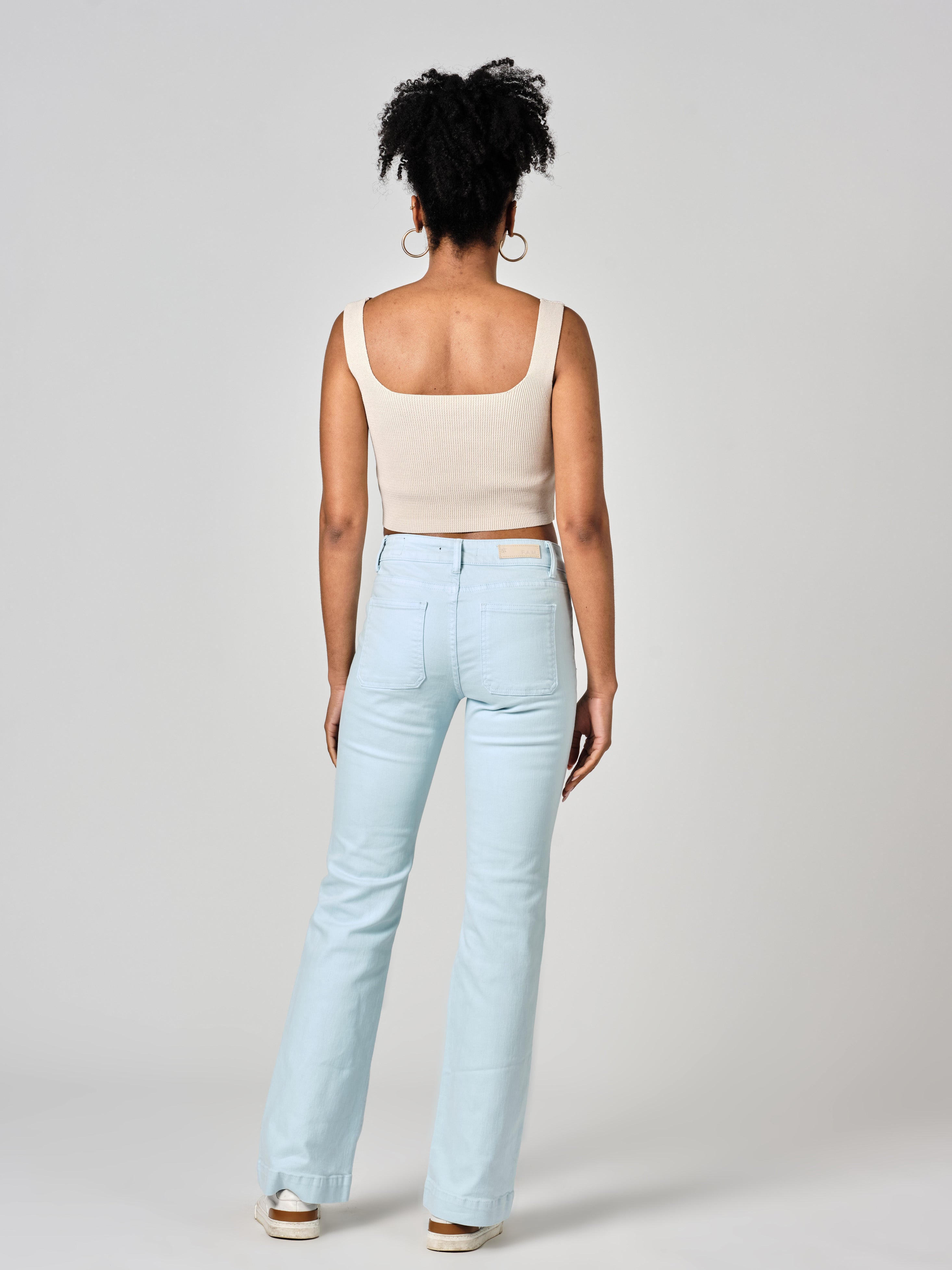 BELLA light blue bootcut jeans