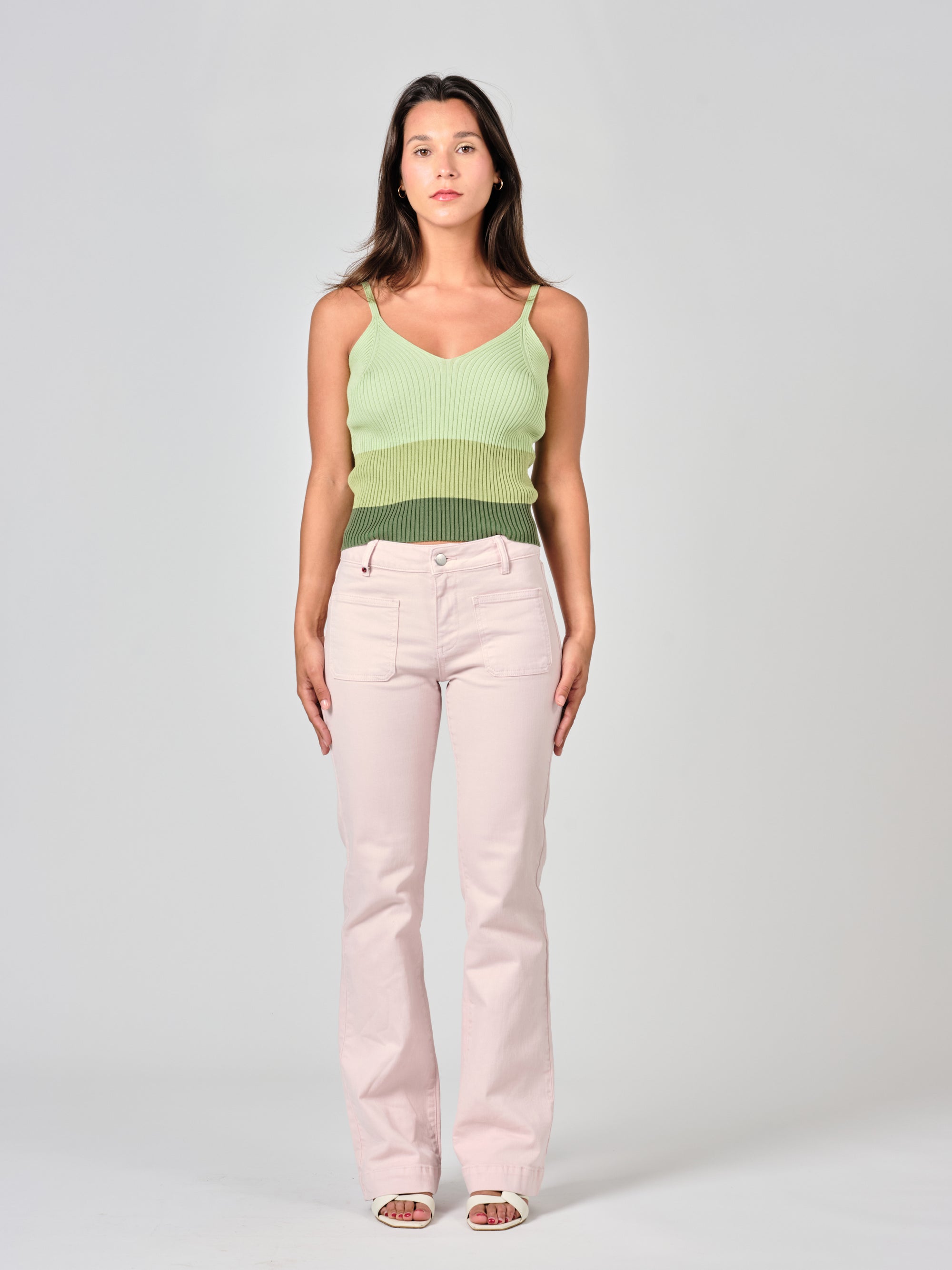 Jean bootcut rose BELLA