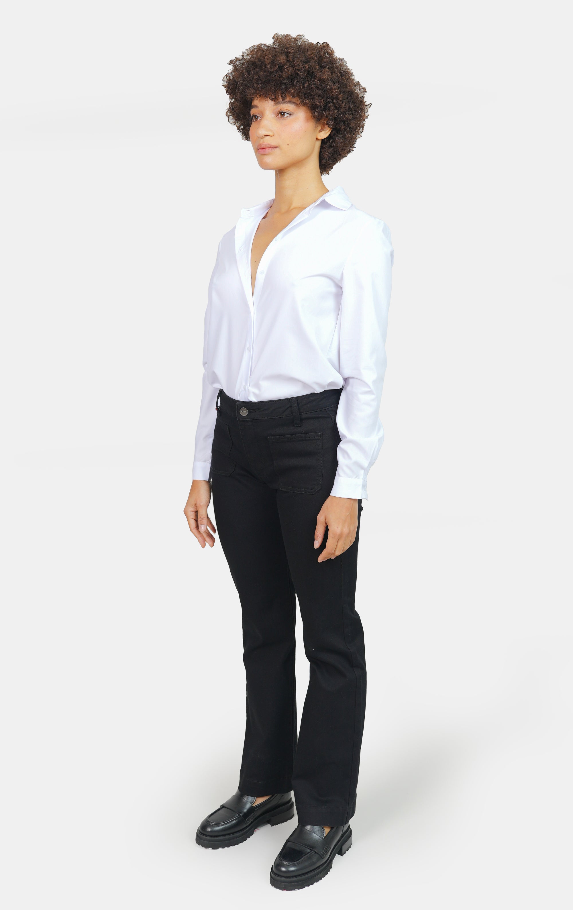 HELENE plain white shirt