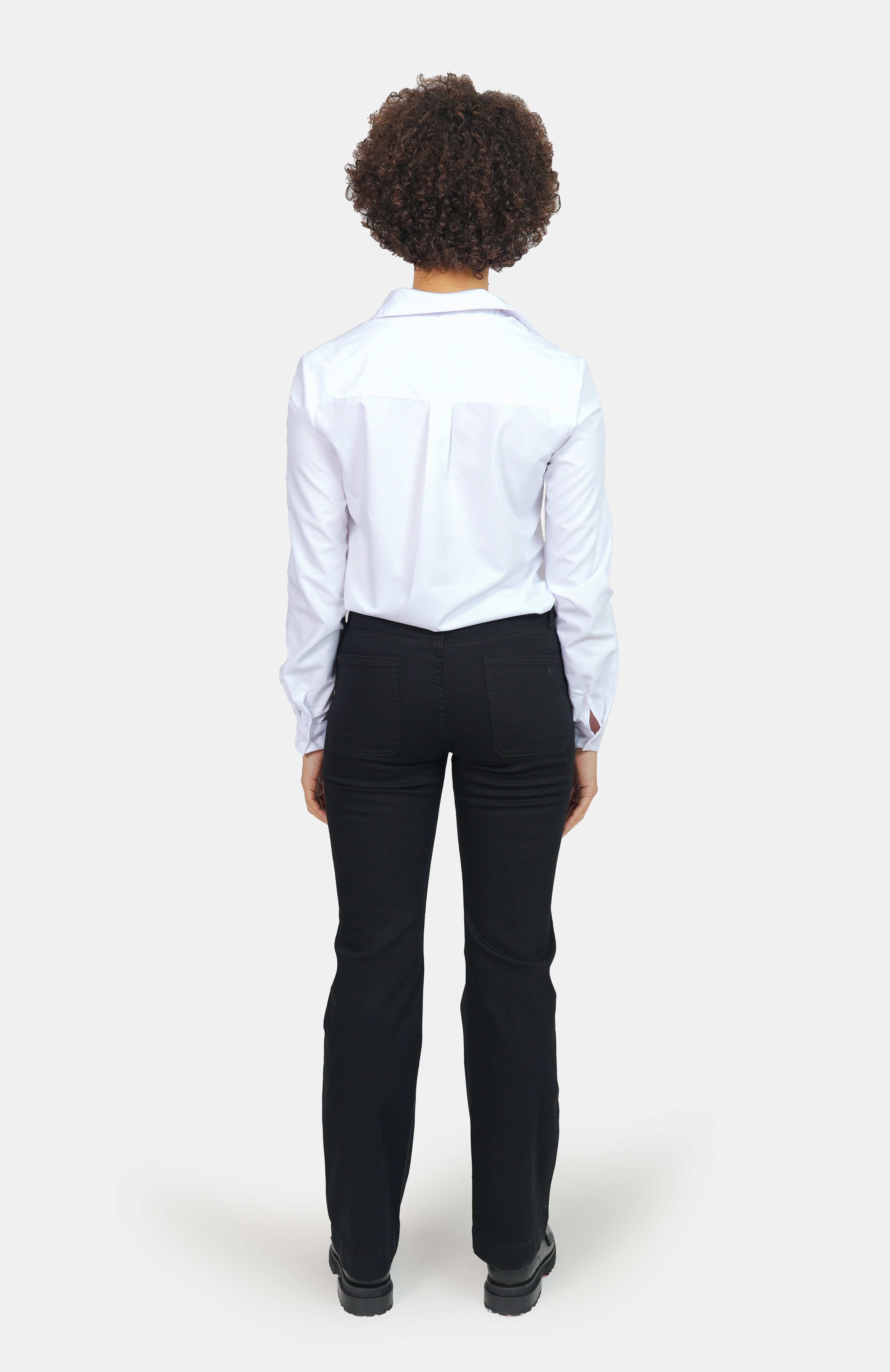 BELLA black bootcut jeans