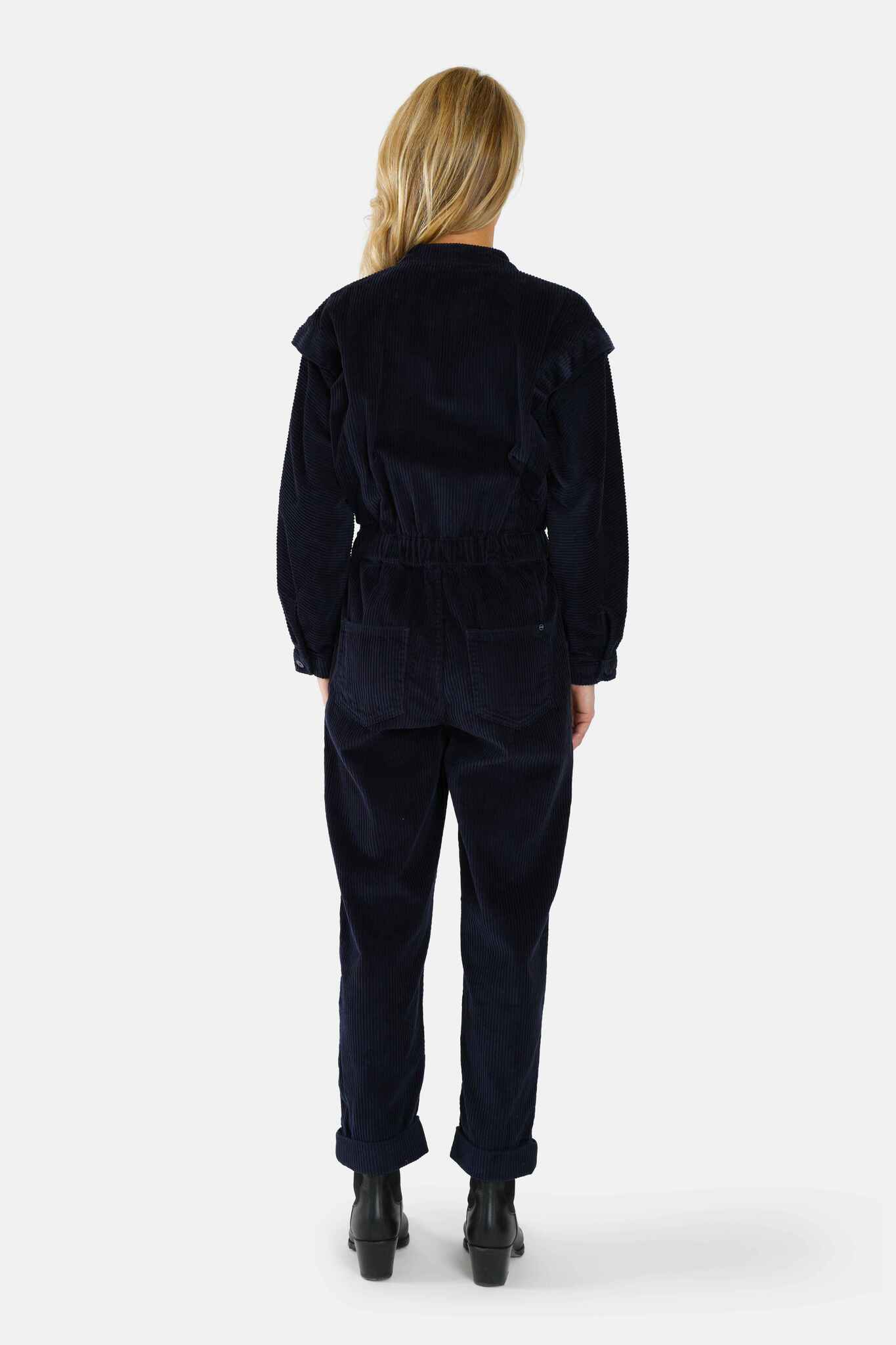 DIANA loose-fitting velvet jumpsuit