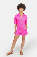 Fuchsia cotton playsuit DOLCE