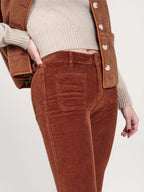VITA caramel sleeveless jacket