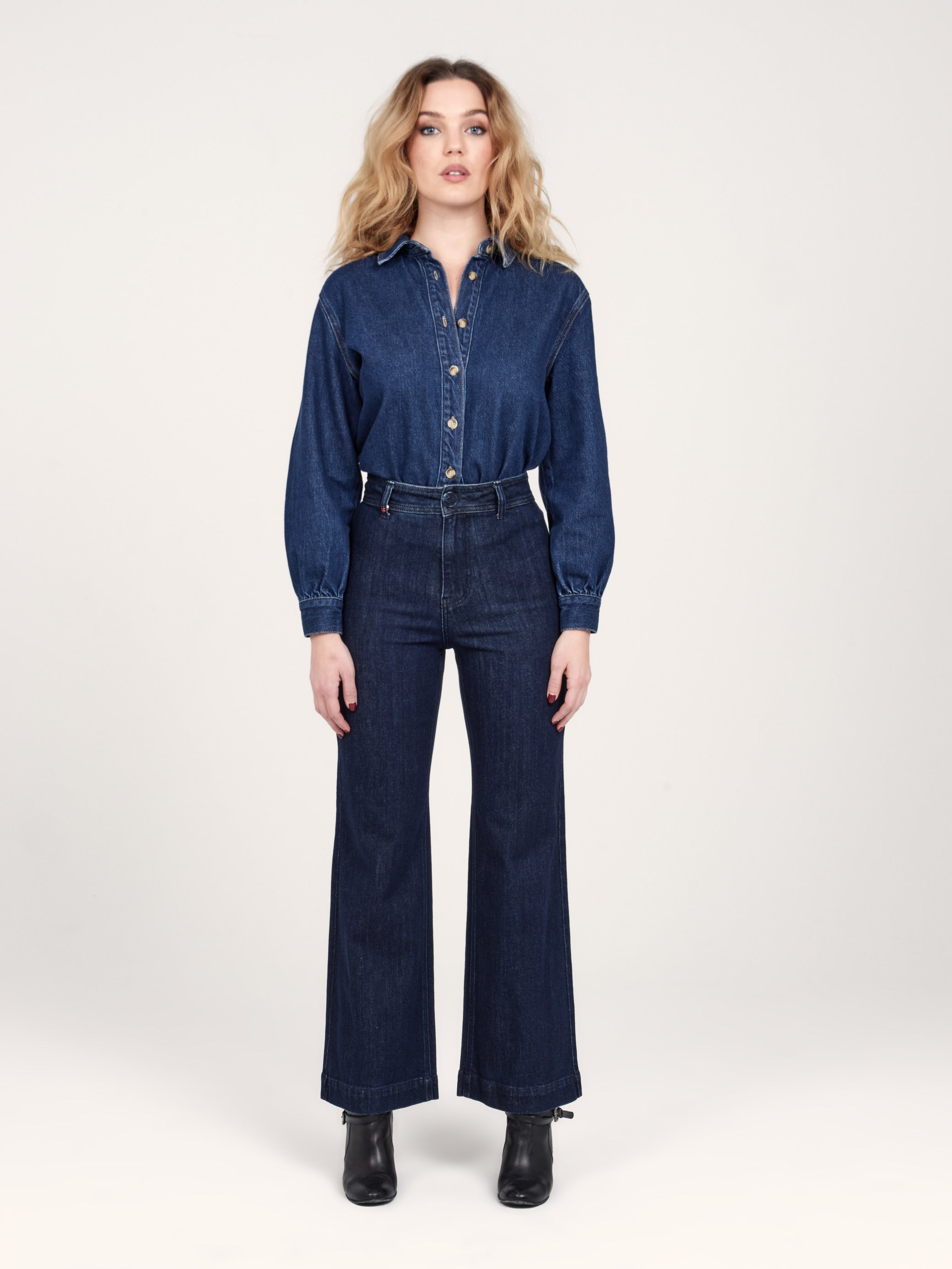 Indigo flared jeans FAUVE
