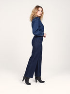 Indigo flared jeans FAUVE