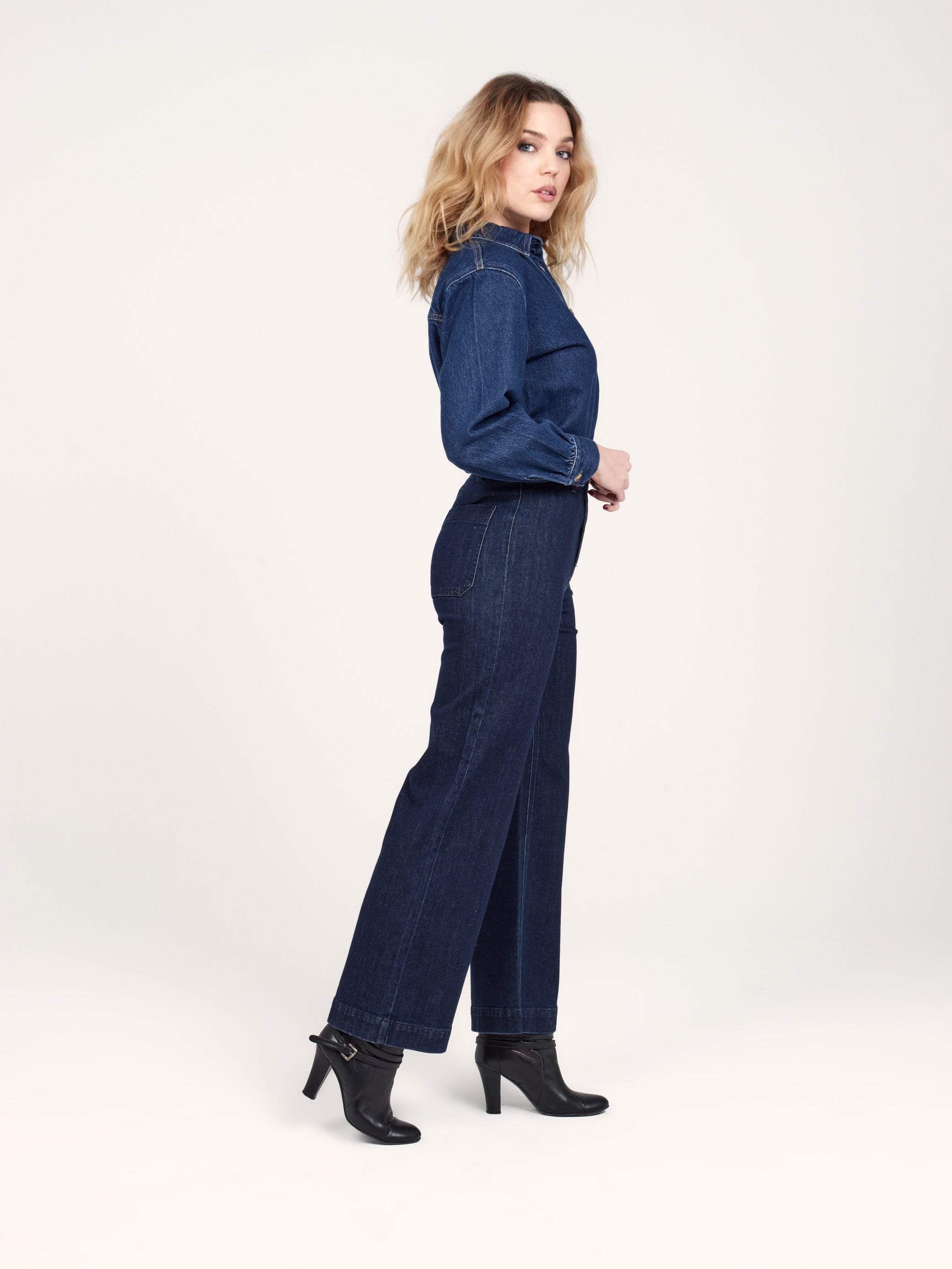 Indigo flared jeans FAUVE