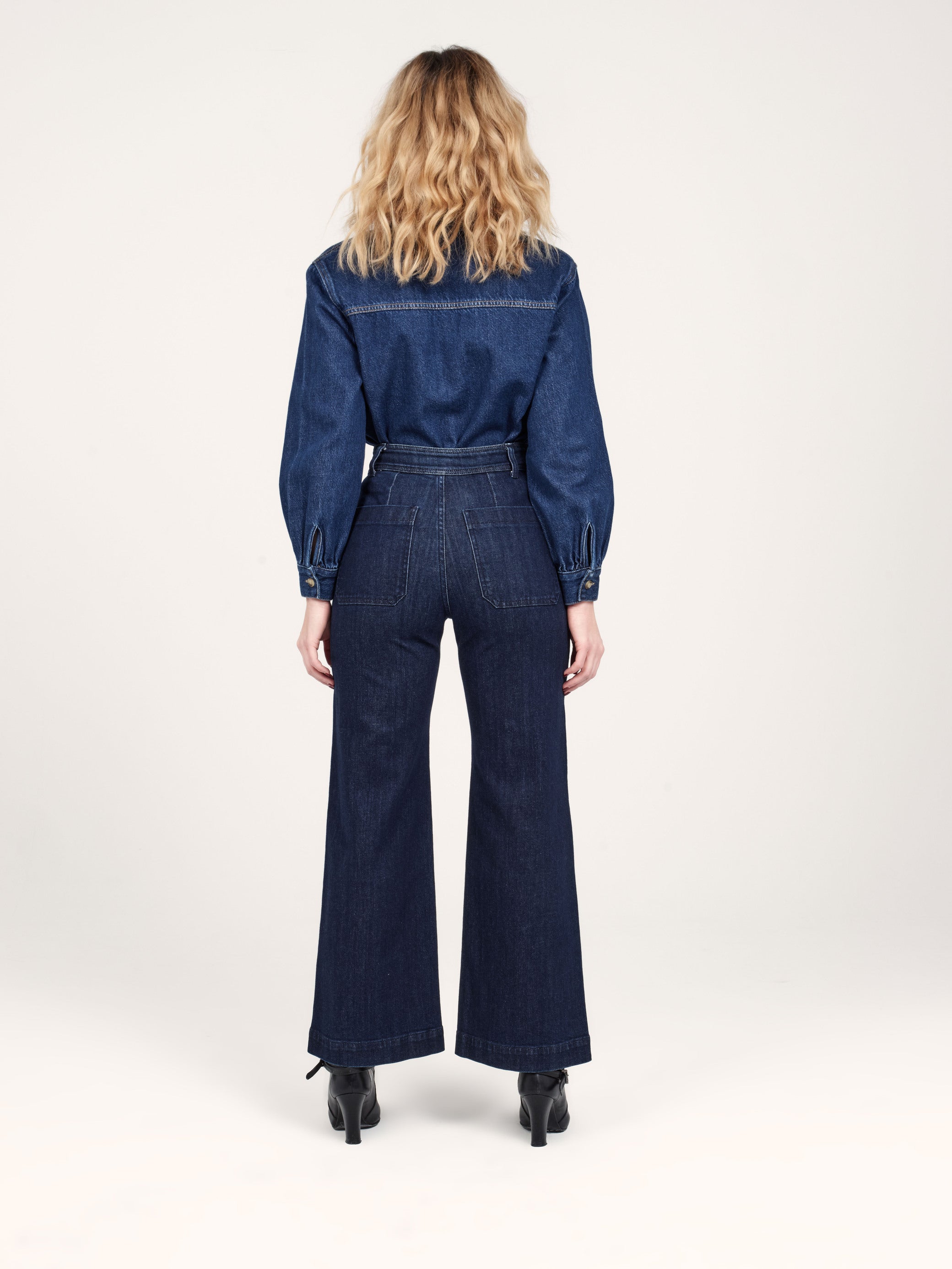 Indigo flared jeans FAUVE