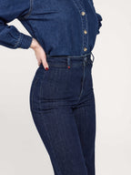 Indigo flared jeans FAUVE