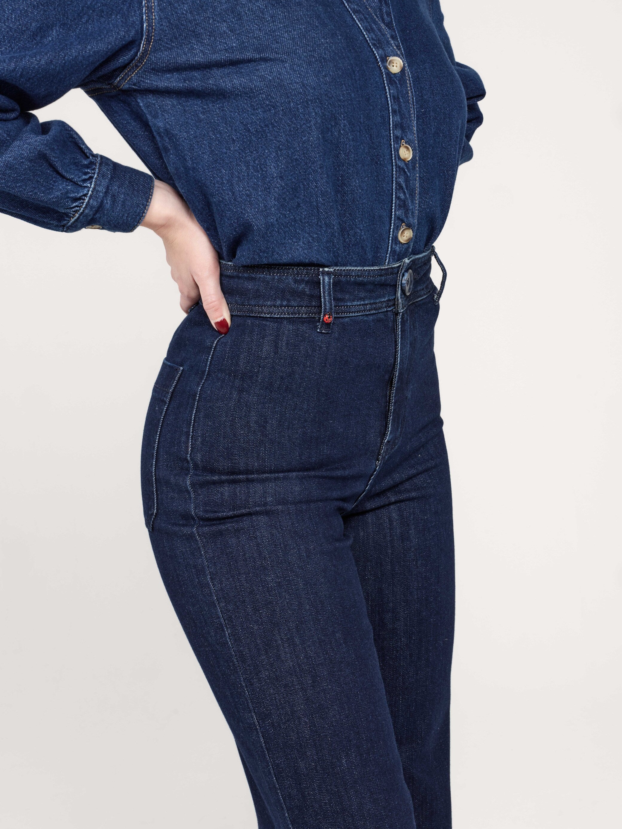 Indigo flared jeans FAUVE