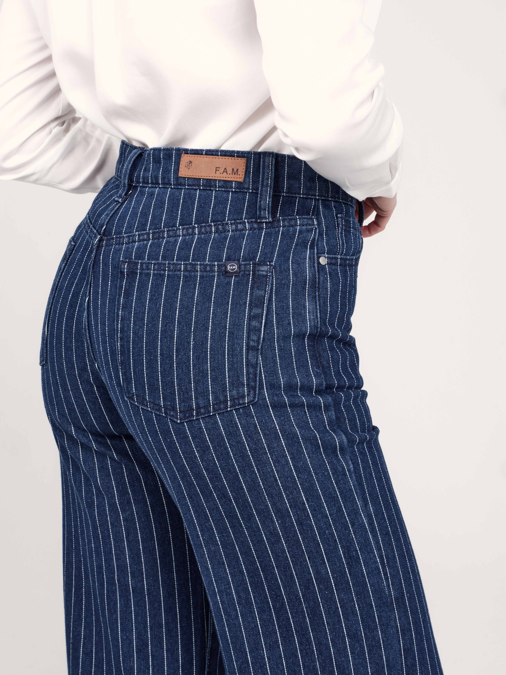 Jean évasé FOREST STRIPE