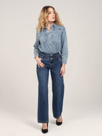 ISA flared cropped jeans