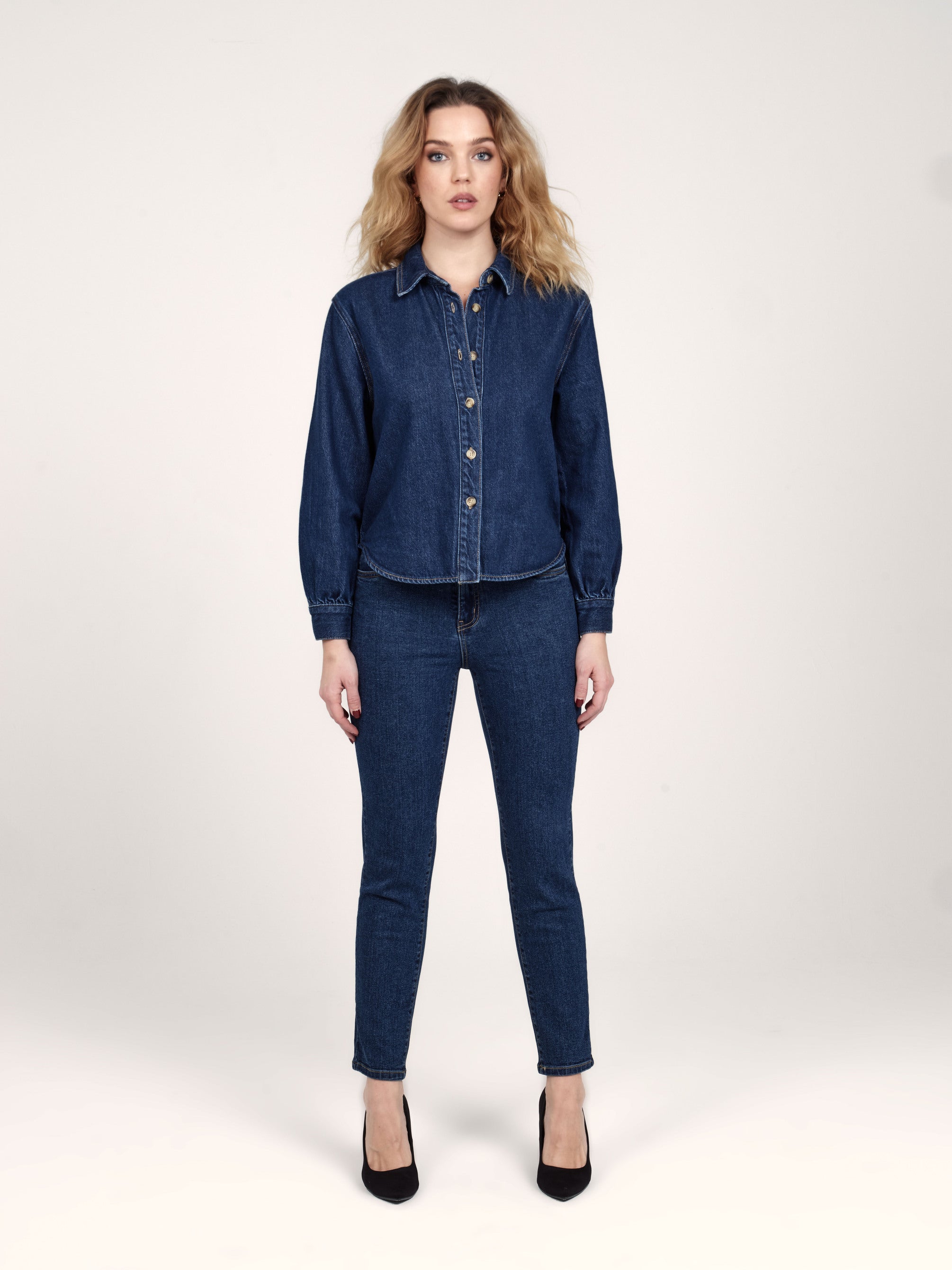Chemise en jean stone SALOME