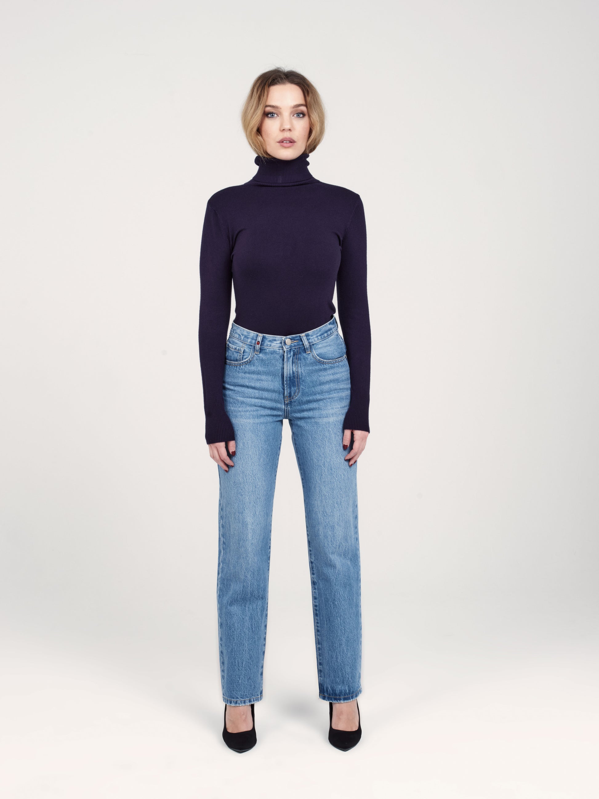 Jean boyfriend bleu MANON