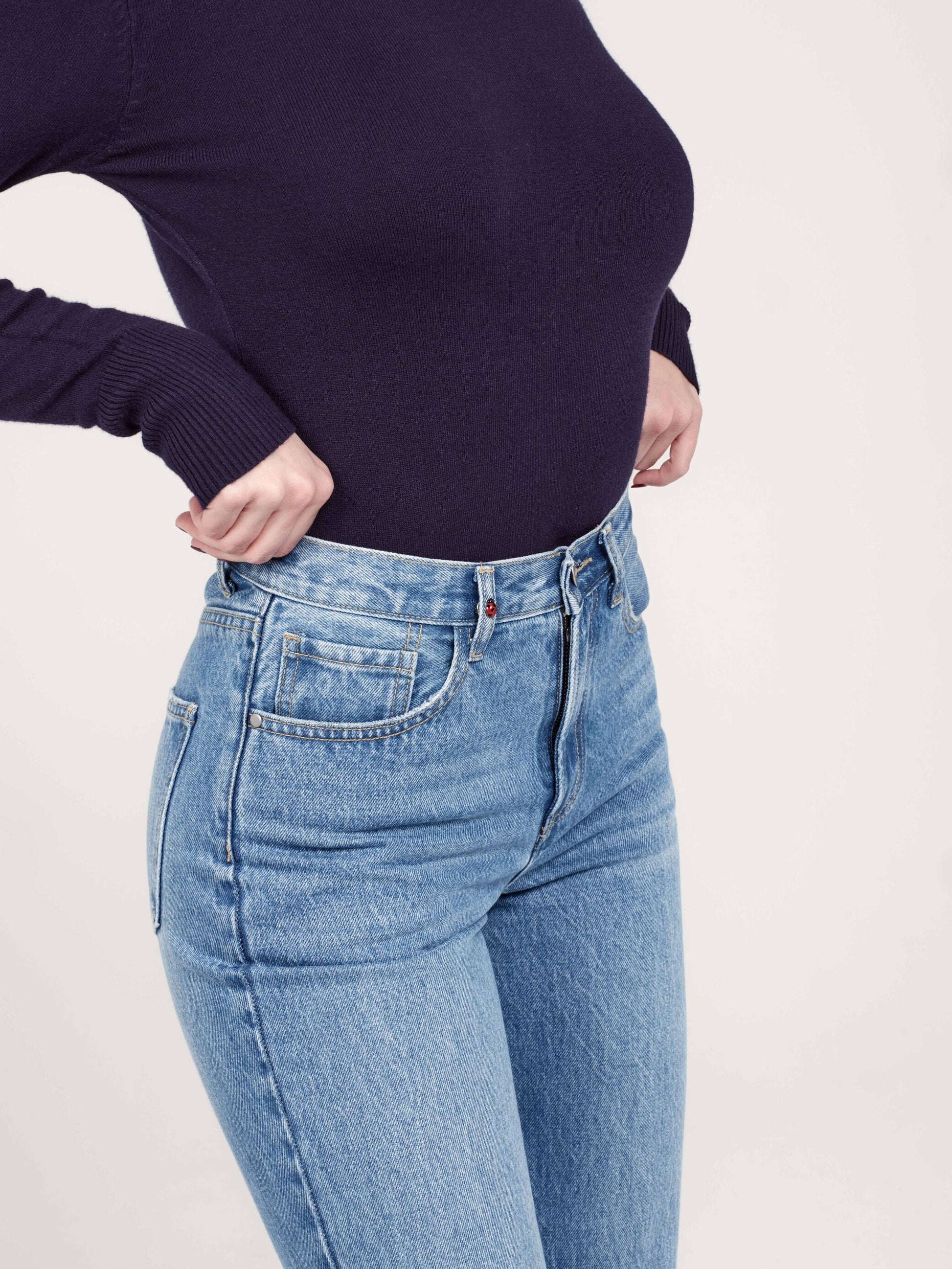 Jean boyfriend bleu MANON
