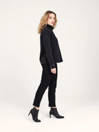 Jean mom à zip noir PATRICIA MFN