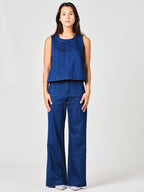 Navy FAUVE flared jeans