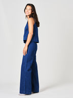 Navy FAUVE flared jeans