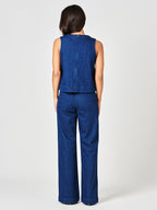Navy FAUVE flared jeans
