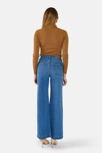 Jean large bleu FILA en coton