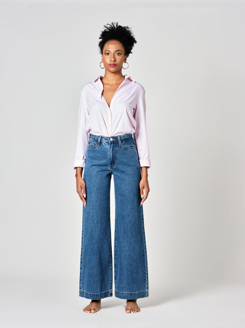 Jean large FLEURE Stone