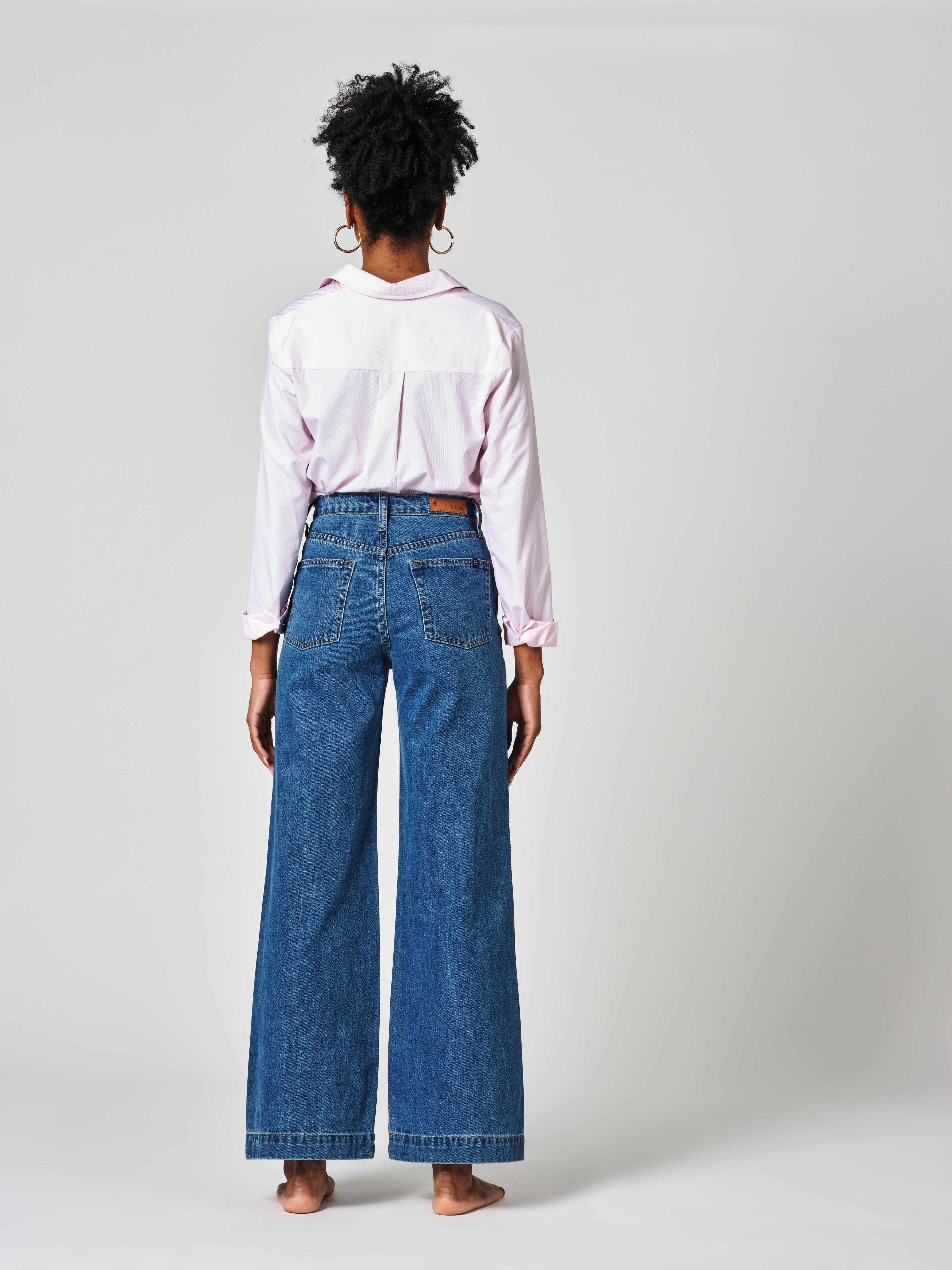 Jean large FLEURE Stone