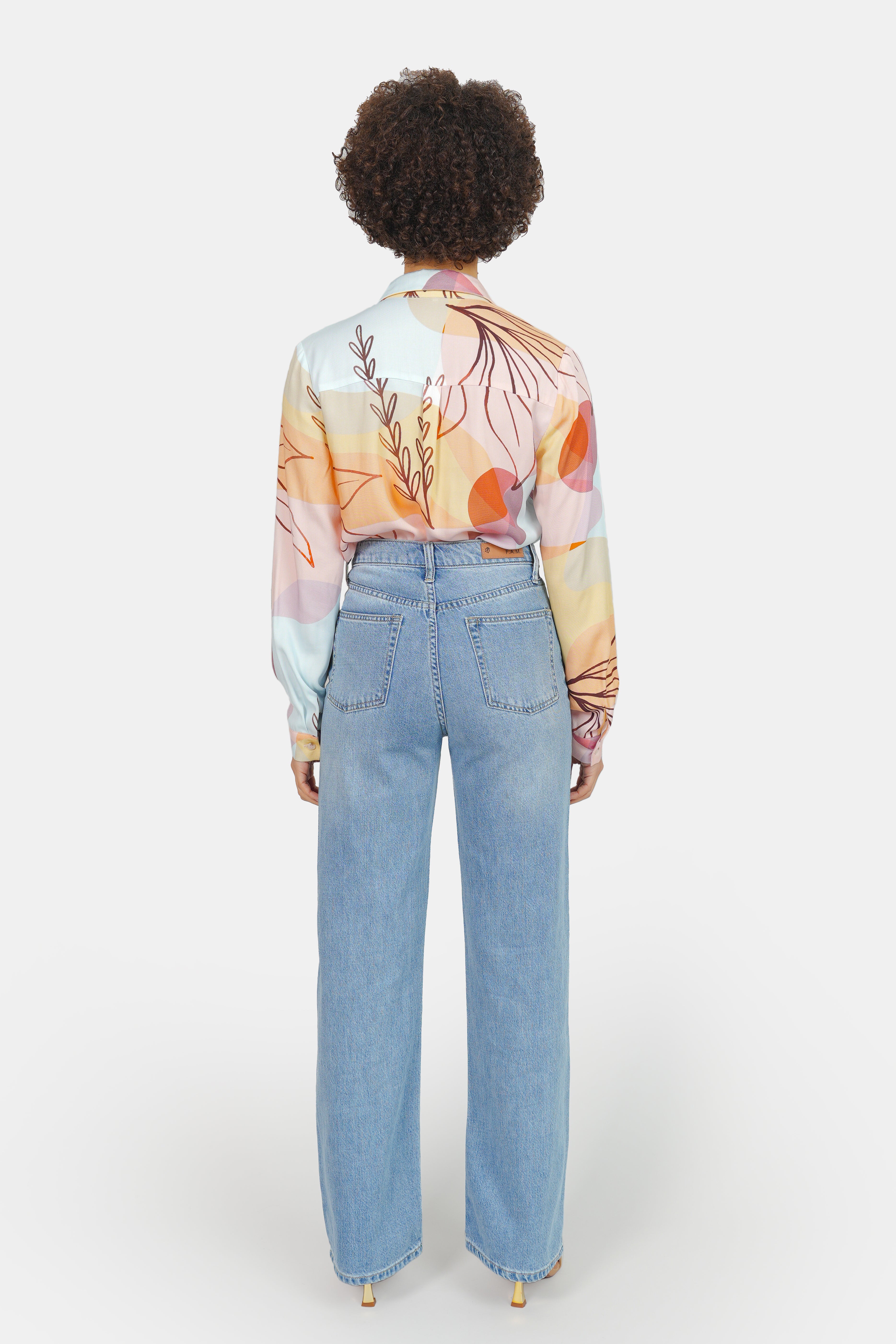 FOREST blue flared jeans