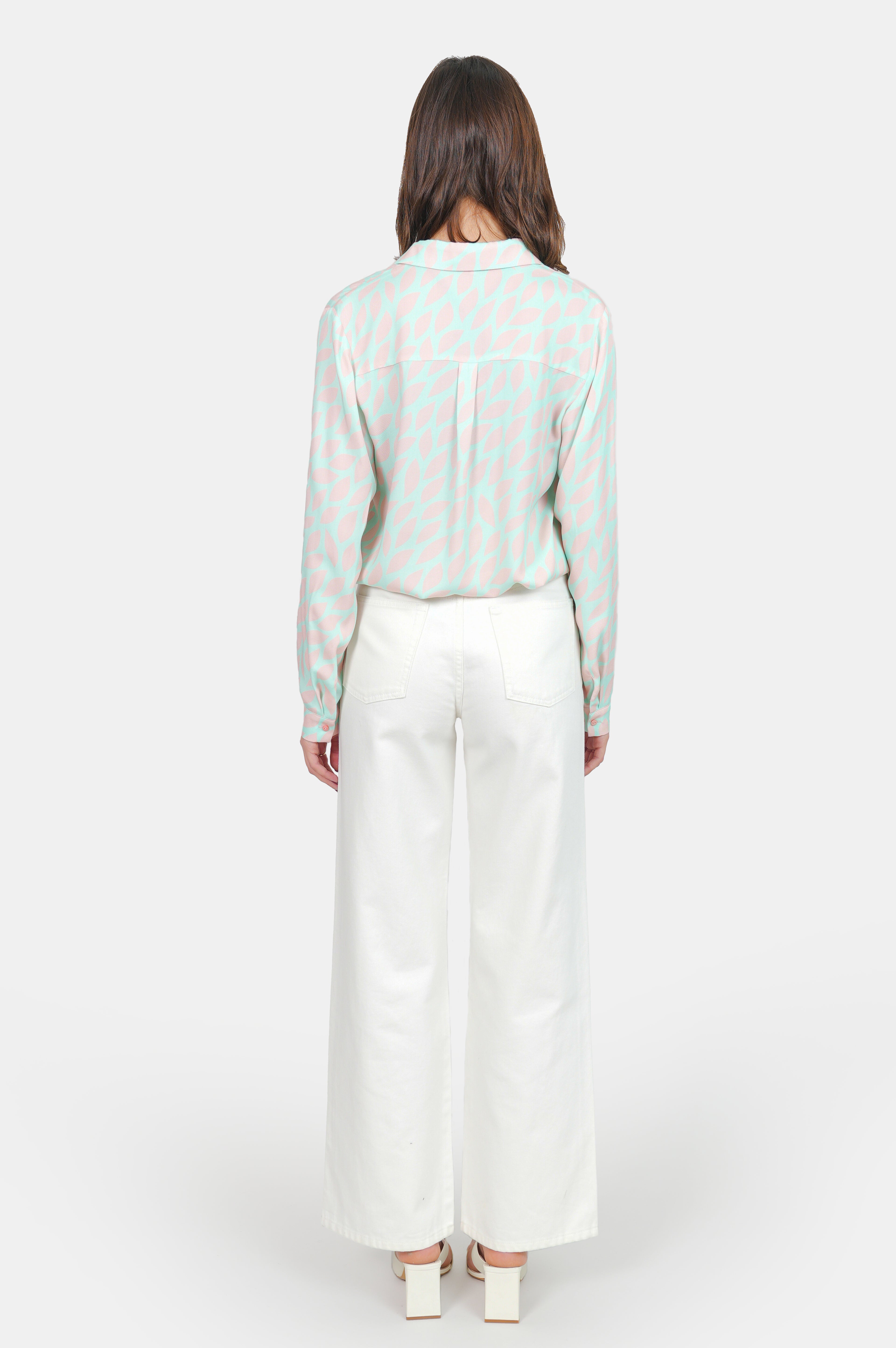 FOREST white flared jeans