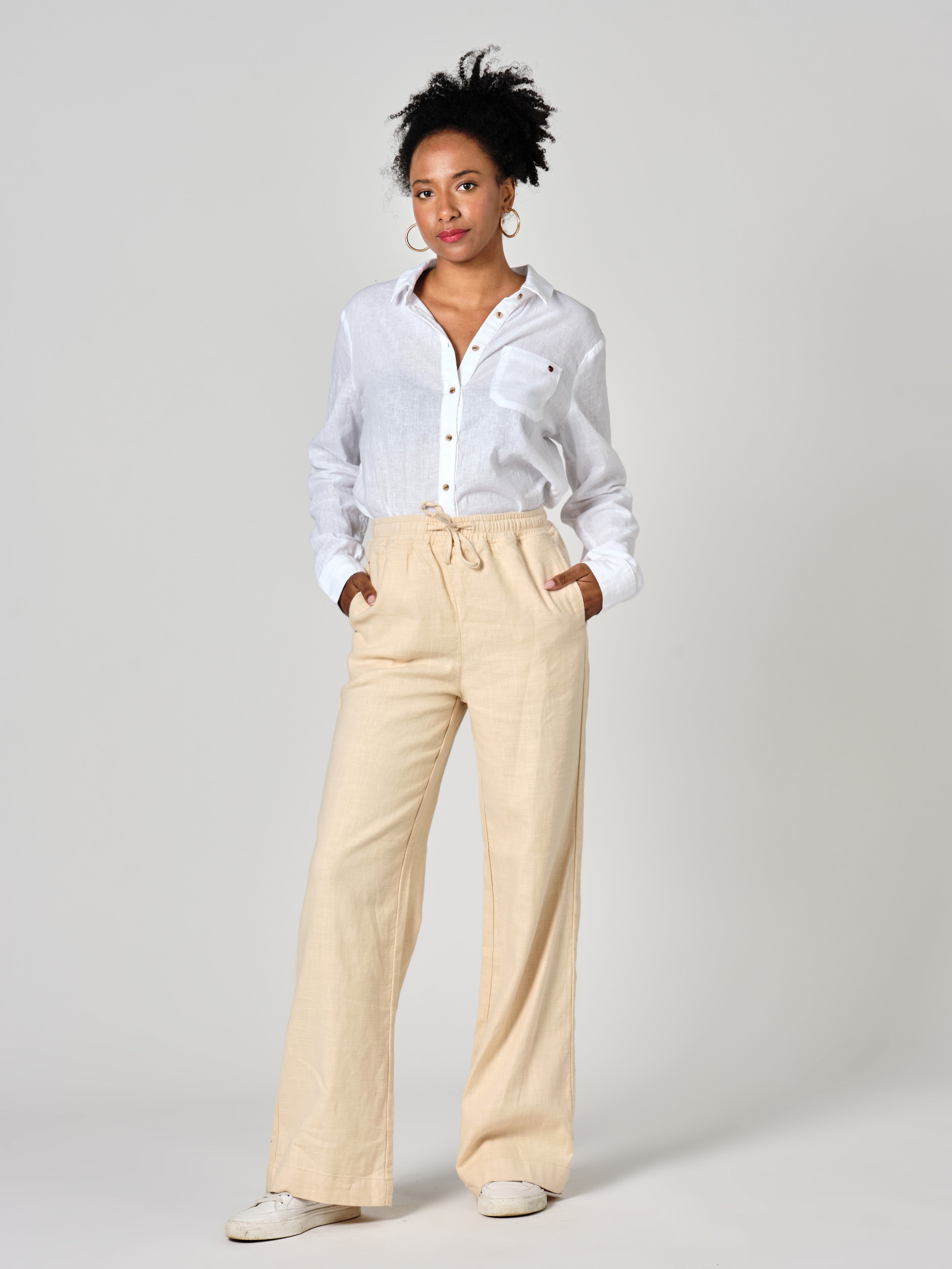 Pantalon évasé Sand FRANCINE