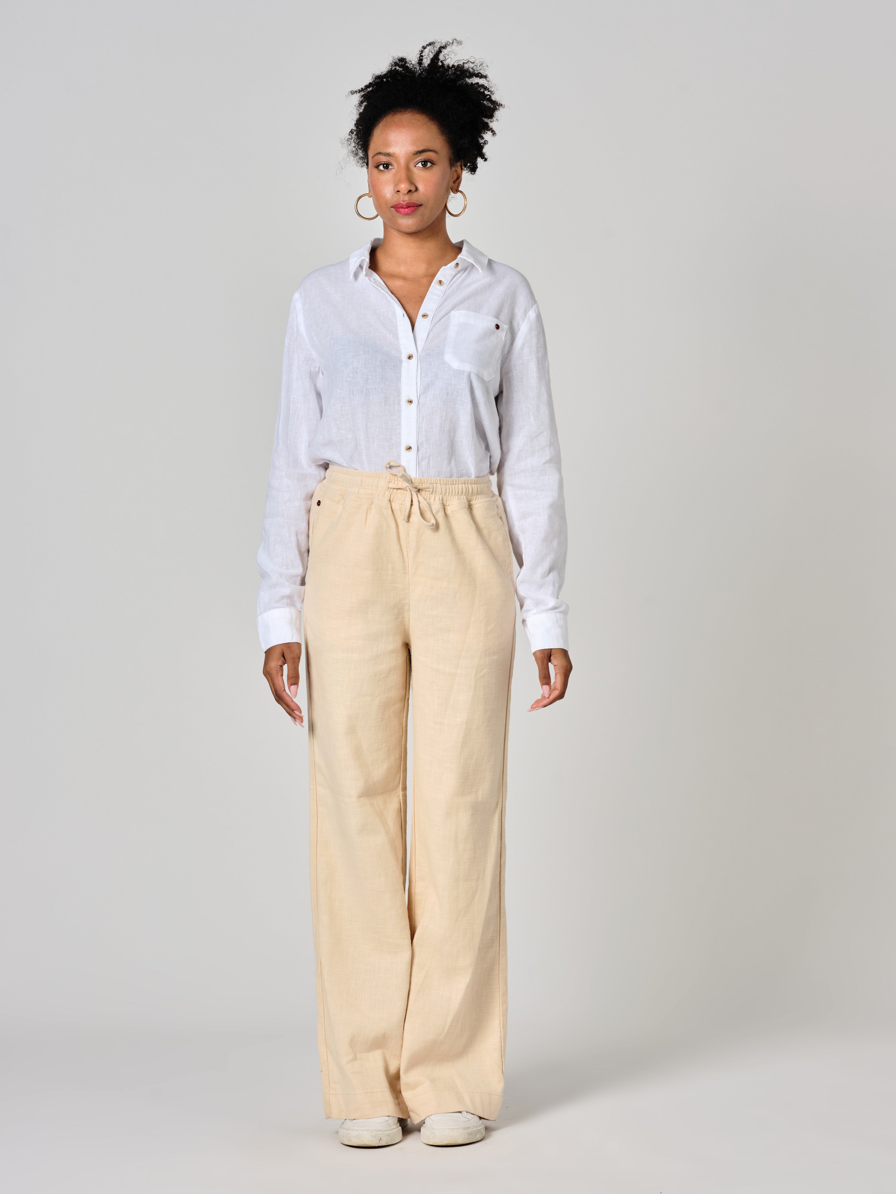 Pantalon évasé Sand FRANCINE