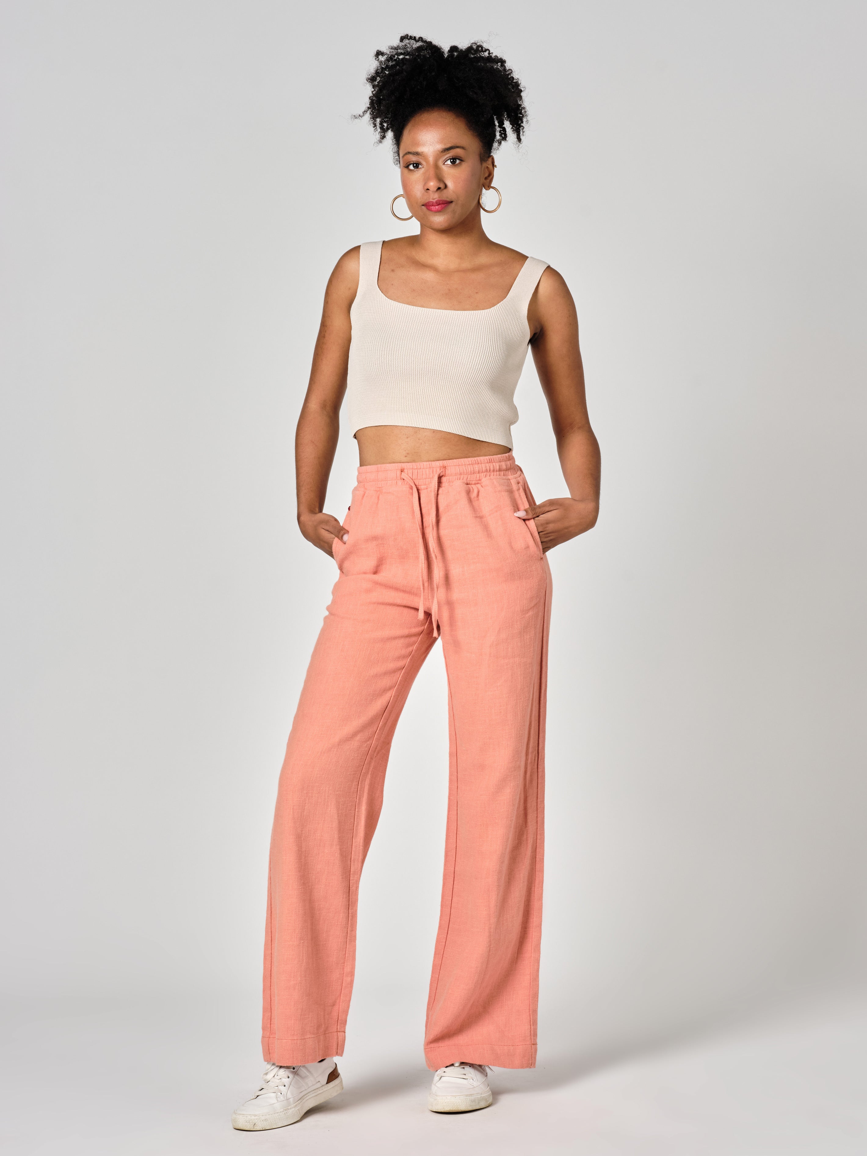 Pantalon évasé Safran FRANCINE