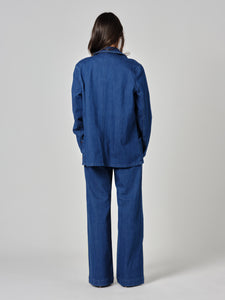 INES navy denim jacket