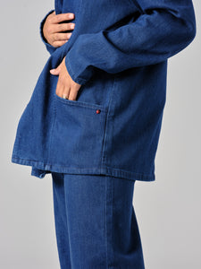 INES navy denim jacket