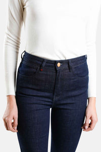 Jean skinny taille haute brut JANE