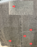 Jean large taille haute FLEURE - Seconde Vie