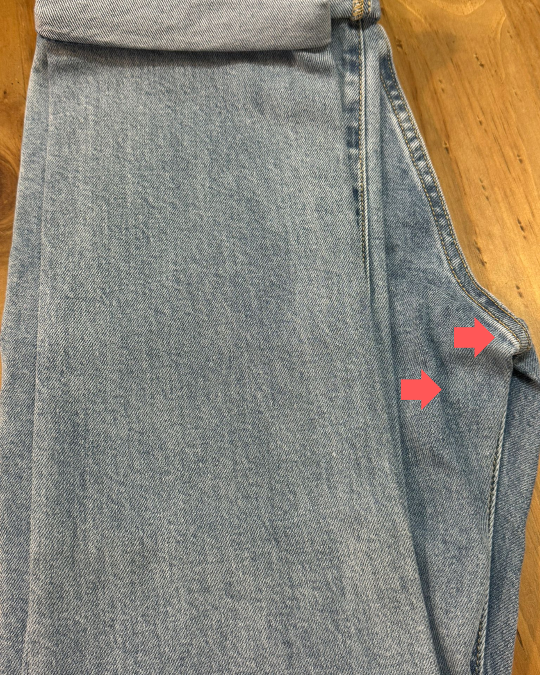 Jean mom bleu clair PATRICIA MFN - Seconde Vie