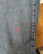 Jean droit taille haute bleu PAOLA - Seconde Vie
