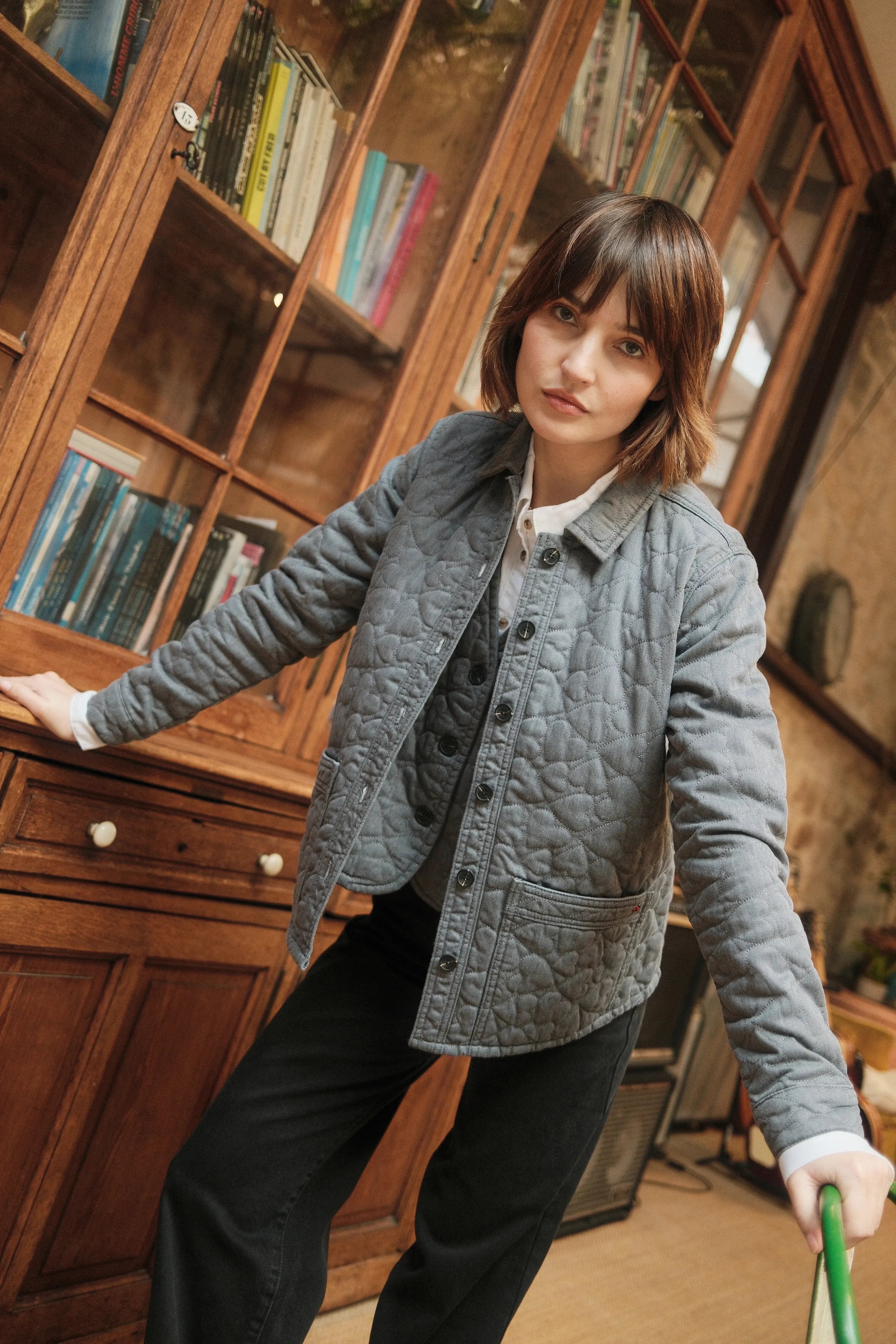 VIVIAN gray jacket