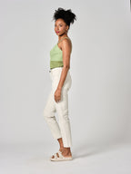 Jean boyfriend slim camel taille haute MAEVA
